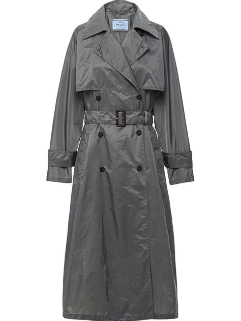 Prada grey trench jacket